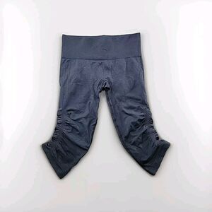 Lululemon In The Flow Crop II Legging Charcoal Women's Size 4 Seamless GUC